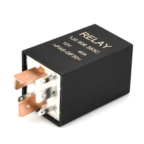 VehiclePro 1J0906383C 409 7-Pin Fuel Pump Relay,409 Fuel Pump Relay Compatible with Audi VW Volkswagen Jetta Golf Passat GTI MK4 Beetle Replace 1J0906383B 1J0906383