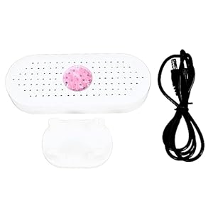 Deshumidificador pequeño portátil, Mini absorbentes de humedad eléctricos ABS, 5W, 6V, absorbente de humedad eléctrico para armario, zapatero