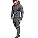 Produktbild Asija Trainingsanzug Herren Jogginganzug für Männer Langarm Sportanzug Freizeitanzug Set Jogginghose Sweatshirt Zipper Hoodie Hose für Gym Fitness Sportbekleidung Trainingsjacke Tracksuit Sportjacke