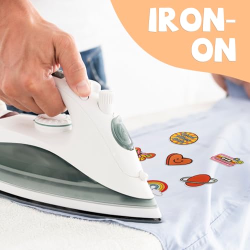 ZESION Stay Groovy Girl Iron on Patches, para chapéus, roupas, jeans, calças, jaquetas, reparo e dec