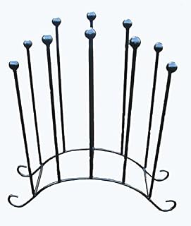 Wimborne Wrought Iron Works Wellington Welly Boot Holder Rack Stand 5 Pair