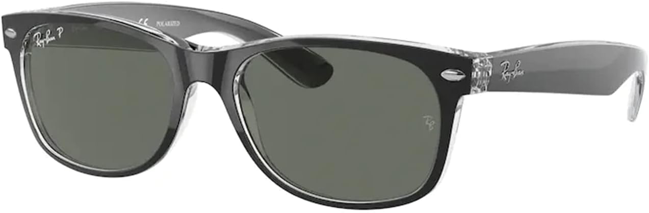 Ray-Ban RB2132 POLARIZED NEW WAYFARER Square Sunglasses For Men For Women +BUNDLE with ACCESSORY EYEWEAR KIT