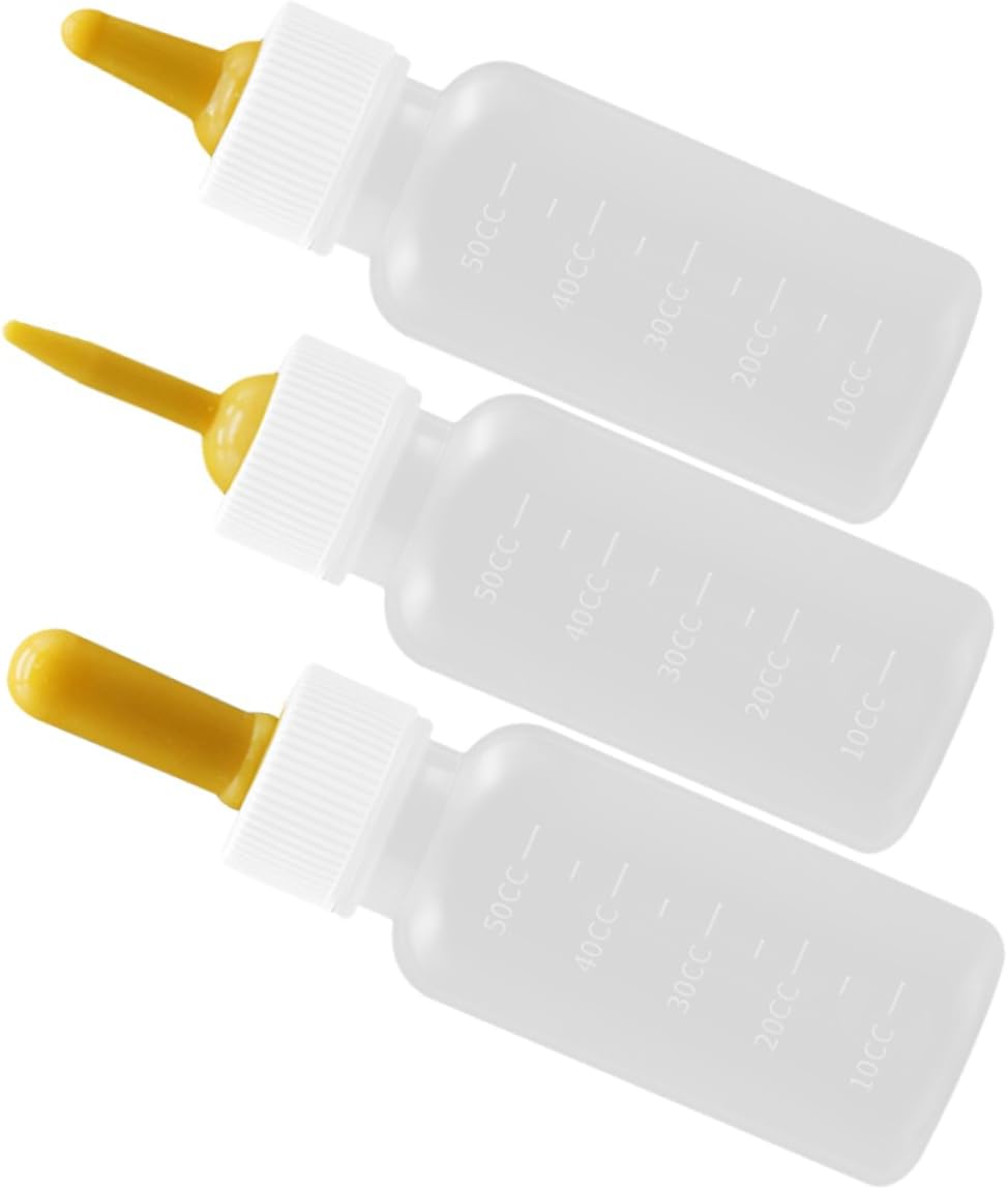 3pcs Kitten Feeding Bottles for Newborn Puppies Kittens Reusable Pet Nursing Bottles Cat Dog Pet Accessories