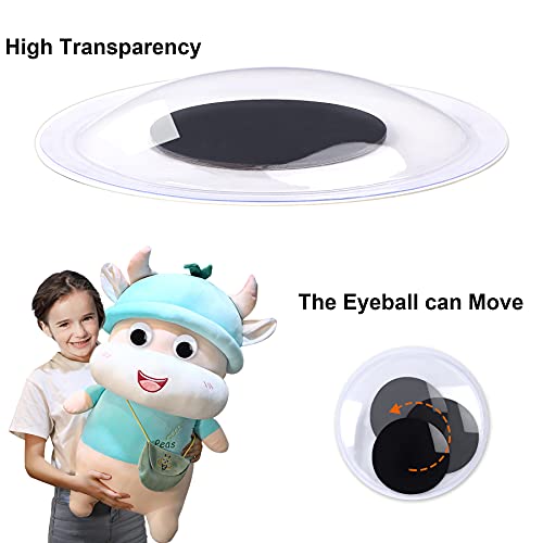 6 pieces googly google eyes self adhesive googlie craft wiggle eyes 2 inches 3 inches 4 inches
