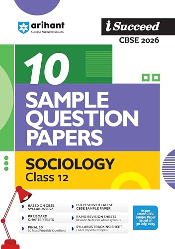 Arihant i Succeed CBSE 10 Sample Question Papers Sociology Class ...