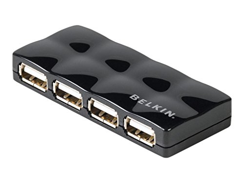 Belkin Mobiler Hi-Speed USB 2.0 Hub (4-Port, aktiv) schwarz One size