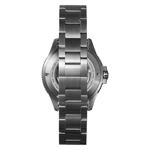Image of TIMEX Atelier Black Round Dial Mechanical Automatic Men's Watch - TW2Y725004A