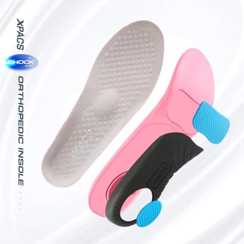 XPACS Womens Comfortable Shoes for Plantar Fasciitis, Orthopedic Shoes with Arch Support for Walking, Casual Soft Sneakers for Walking, High Arch Shoe for Diabetic, Foot Pain Relief, Relaxed Fit Grey