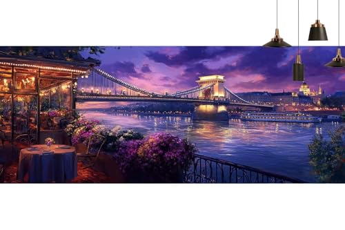 Diamond Painting Londres 40x80cm broderie kit complet mosaïque - 2