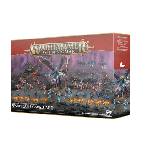 Games Workshop Warhammer - Age of Sigmar - Battleforce - Discípulos de Tzeentch - Warpflame Cavalcade (juego en caja)