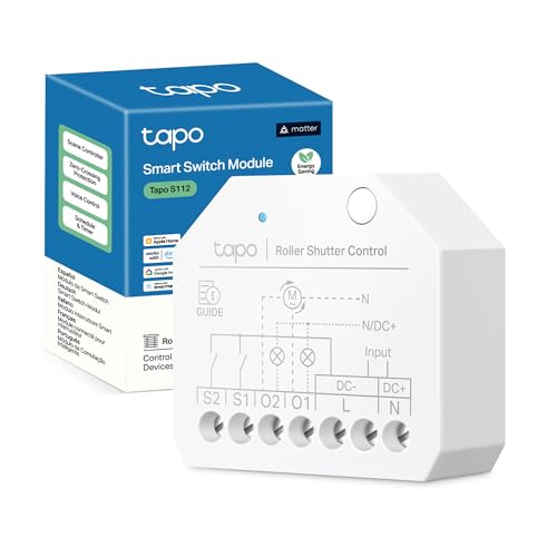 Tapo S112 6A 2 Channel WiFi and Bluetooth Smart Relay Switch,Shut...