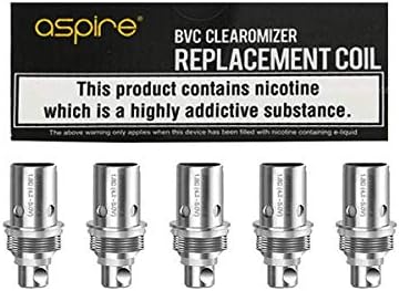 Aspire BVC coils 1.6 ohm 5 pcs for K1 K2 CE5 CE5-S ET Vivi Nova Mini Vivi Nova Maxi Mini E-Pen atomiser Stealth K Lite Kit-Nicotine Free