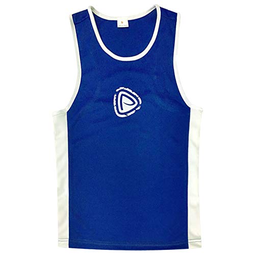 Kids Boxing Shorts & Top Set 2 Pieces High Quality Satin Fabric 3 to 14 Years (Blue, 7-8 Years)