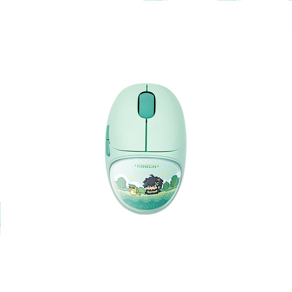 GENSHIN IMPACT Natlan Multicolor Pixel Series Silent Mouse - Kinich