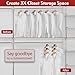 Latoxcaa Space Saving Hangers 20Pcs, Upgrade 40Lb(Max) Heavy Duty Hanger Hooks Space Saver Hangers, Ganchos para Colgar Ropa for Hanger Organizer, Black