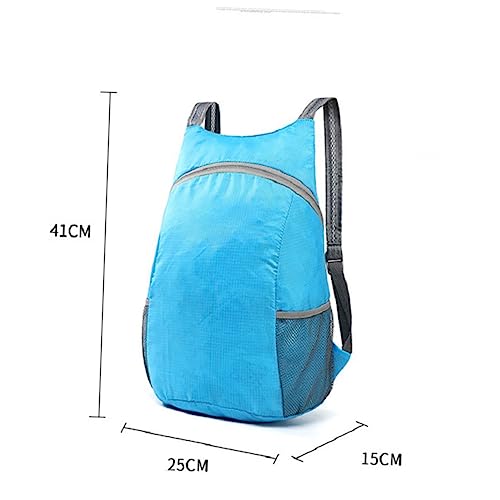 Multifunctional Travel Bag Foldable Storage Backpack Large Capacity Backpack for Essentials Durable Shoulder Straps Blue3