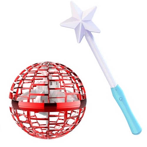 Image of ATHLERIA Pro Hand Operated Drone with Magic Controller for Kids Adults - Hand Controlled Helicopter Flying Ball with 360 Rotating and RGB Lights - Mini Drone Interactive Toys Indoor Outdoor
