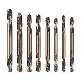 NewZoll Lot de 24 forets hélicoïdaux en acier rapide HSS à double extrémité, diamètre de perçage 3,0 mm, 3,2 mm, 3,5 mm, 4,0 mm, 4,2 mm, 4,5 mm, 5,0 mm, 5,2 mm
