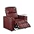 Pulaski Power Home Theatre Recliner, USB Port, Tray, Blanche by Home Meridian International