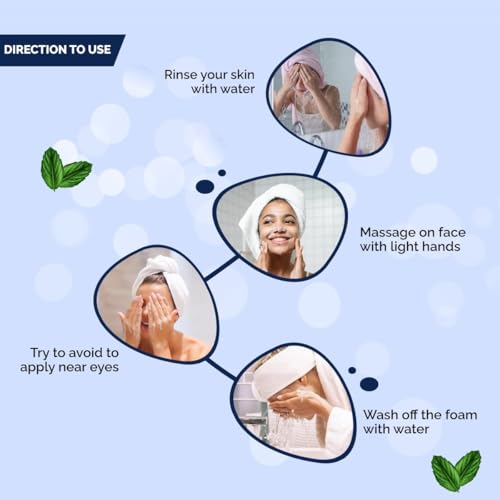 Image of WAFF Patchouli Face Wash | Refreshing, Cooling, Deep Cleansing & Hydrating | Helps Reduce Acne, Controls Oil & Evens Skin Tone | Sulfate-Free, Paraben-Free, Vegan | Unisex & All Skin Types | Pack of 3