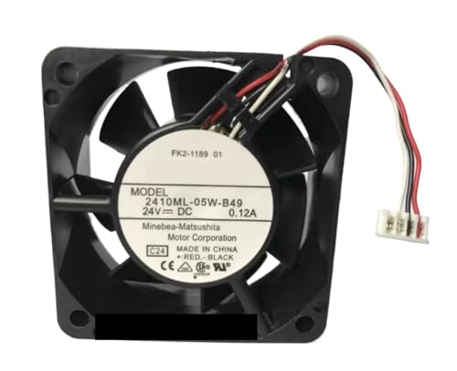 Ventilador inversor NMB6025 2410ML-05W-B49 DC24V con tres hilos de conexión