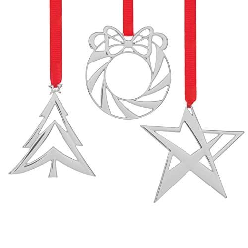nambe Star Wreath &Tree Ornament Set