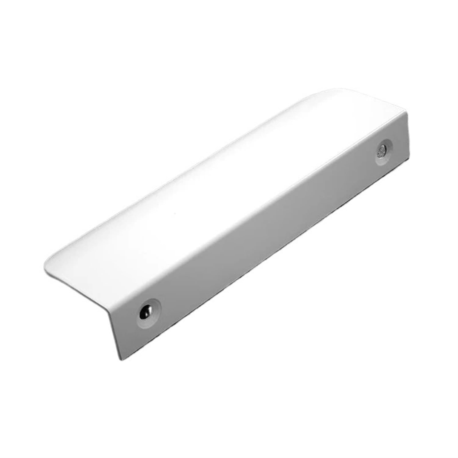 OZLCUA Concealed Handles White Hidden Cabinet Pulls Drawer Knobs Long Pull Handles Aluminum Alloy Kitchen Cupboard Furniture Hardware Knob(Arc-1000mm)