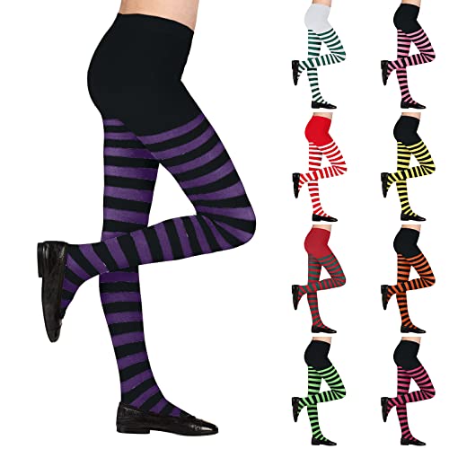 Stripe Tights For Kids Halloween Leggings Thigh High Socks For Carnival Performance Accessories Toddler Leggings4