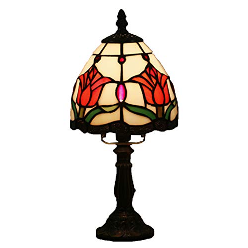 XNCH Lámparas de Mesa Estilo Tiffany Lámparas de mesita de Noche Retro Europeas Cover