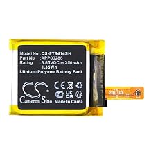 Replacement Battery for Fossil Sport 41mm Gen 4 PNFossil APP00286 350mAh / 1.35Wh