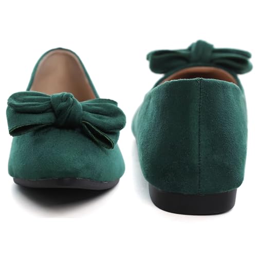 Image of TN TANGNEST Women Fashion Bowknot Flats Comfort Pointed Toe Dress Shoes