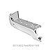 BEZT New Chrome Rear Left Bumper Bar Ends Cap Cover For 2017-2022 Ford F250 F350 With Parking Sensor Holes (chrome5)