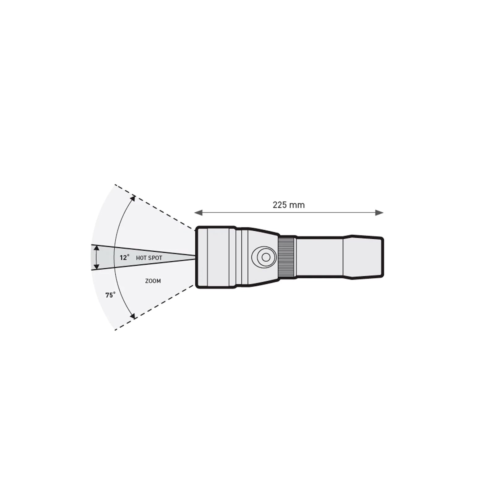 Mares EOS 32LRZ Torcia per Immersioni Ricaricabile 3200 Lumen