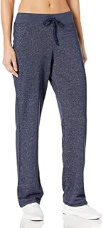 Hanes Women's French Terry Pant, Navy Heather, Medium
