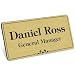 Personalized Name Tag, Pin, Magnetic or Adhesive backing, Choice of Colors, 1.5"x 3" - by My Sign Center, 20104A1