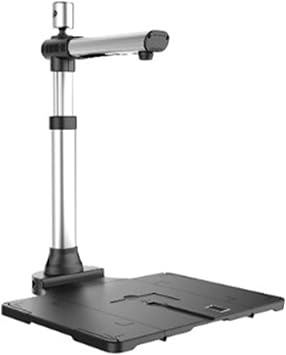 Document Scanner A3A4 ID Card Recognition High Definition Scanner Office Home Documents and Documents High Speed Continuous Scanning for Library Office Home Color Silver, Size 32x8.3x24cm