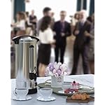 Coffee Urn, Commercial Grade Hot Water Dispenser with Coffee Percolator,110 Cups 16L Stainless Steer Hot Beverage Thermos,Hot Water Urn for Catering,Silver - Image 7