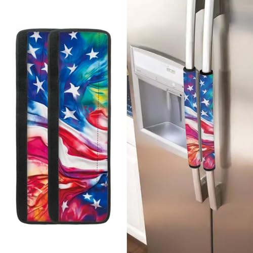 Bird Flowers Butterfly Set of 2 Refrigerator Door Handle Cover Water Resistant Kitchen Appliance Handle Glove Cover for Dishwasher Stove Microwave Oven