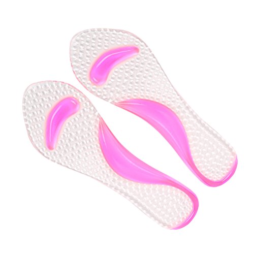 Palmilhas de gel de salto alto HEALLILY com suporte de arco de 3/4 de comprimento para sapatos, palm
