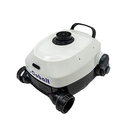 Nu Cobalt NC23 Smart Logic Robotic Pool Cleaner for Medium to Big Above Ground Pools as Well as Small inground Pools Floor Cleaner