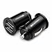 Cable Matters (2-Pack) 10W 2A Mini Dual-USB Car Charger in Black
