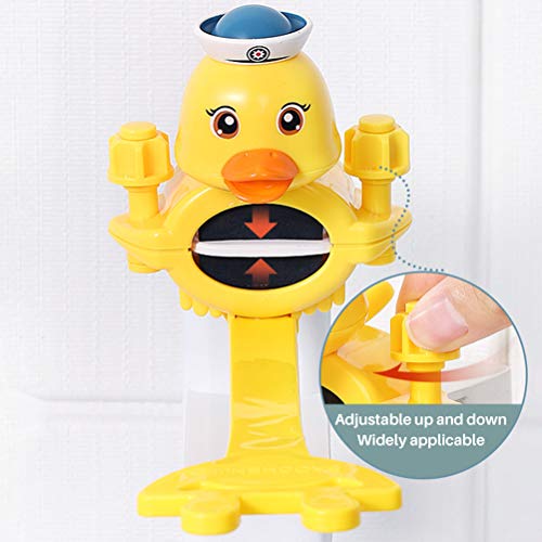 Ahagut Extension de Robinet pour Enfants - Ensemble de 2 Animaux Extension de Robinet Silicone Cartoon Canard Design Lavage à la Main Lavabo de Salle de Bain Extension