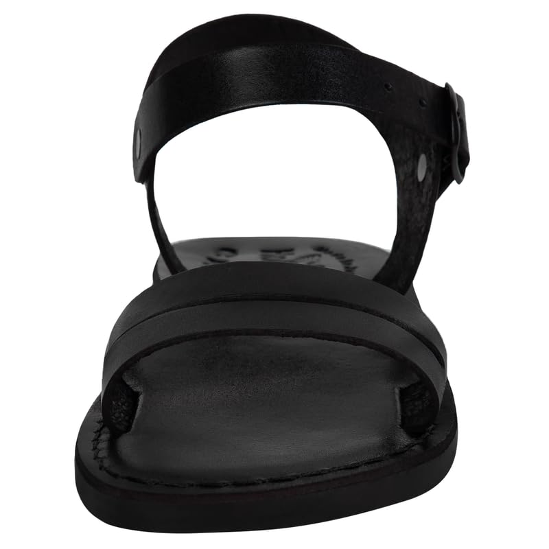 Holy Land Market Unisex Adults/Children Genuine Leather Biblical Sandals/Flip Flops/Slides/Slippers (Jesus - Yashua) Bethlehem Style I2