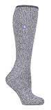 HEAT HOLDERS Damen Merinowolle Socken Lang Warm Thermo Wollsocken Kniestrümpfe Merino für Winter (37-42, Lila)