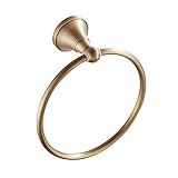 Porte-serviettes antique brossé - convient aux publiques, à , à , à l'hôtel, etc., anneau porte-serviettes rond