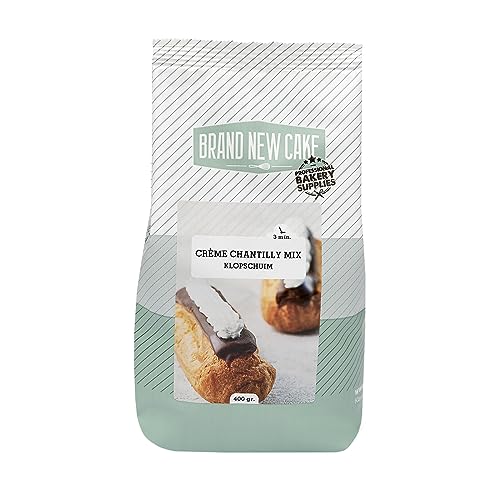 BrandNewCake® Mezcla para Crema Chantilly 400gr - Alternativa a la Crema de Mantequilla - Relleno y Decoración de Tartas