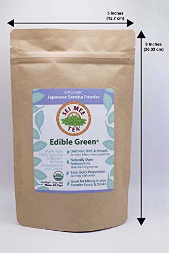 Sencha Green Tea Powder 80 Cup In Resealable Pouch #TOP5