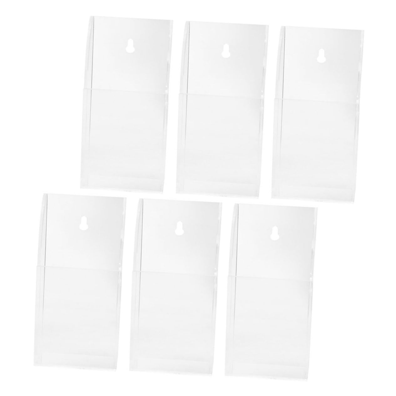 STOBOK 6pezzi Organizer Murale Per Telecomandi Per Conservare e Ordinare Telecomandi e Accessori Soluzione Di Stoccaggio Per Casa e Ufficio