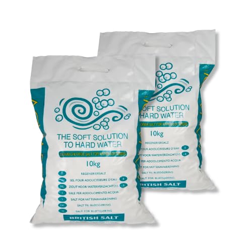 AQUASOL | Salt Tablets | 2 x 10Kg | for Water Softeners | 100% UK Manufactured from Food Grade PDV