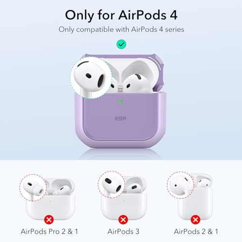 ESR for AirPods 4 Case, Compatible with AirPods 4th Generation Case (2024) (USB-C), Compatible with MagSafe - Image 2